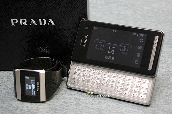 迷人風采！PRADA II KF900 手機＋腕表 時尚嶄現