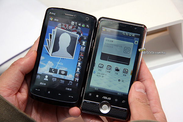 Asus P835 vs HTC Touch HD 外觀暨春季 NB 新品上市 Asus P835 vs HTC Touch HD 外觀暨春季 NB 新品上市