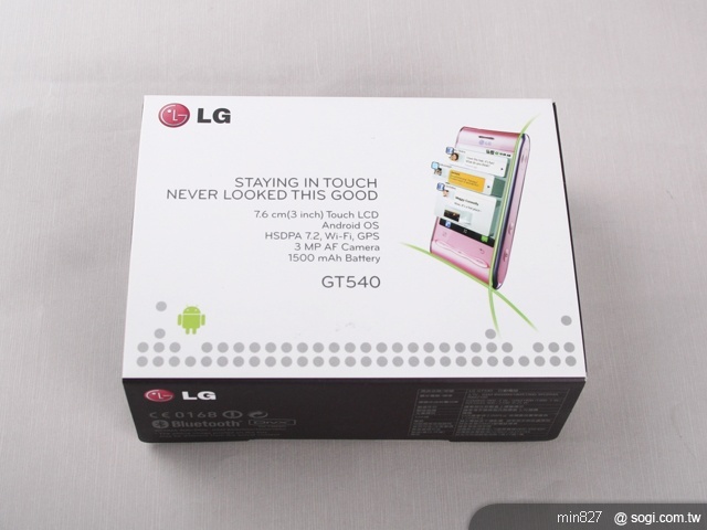 智慧美型 LG opTimus GT540 輕鬆上手 智慧美型 LG opTimus GT540 輕鬆上手