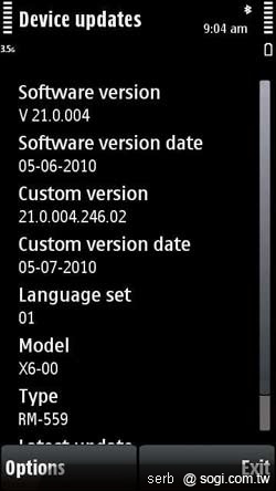 NOKIA X6、X3 推出版本更新 NOKIA X6、X3 推出版本更新