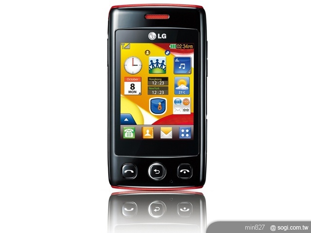LG Wink中階觸控系列 8月歐洲上市