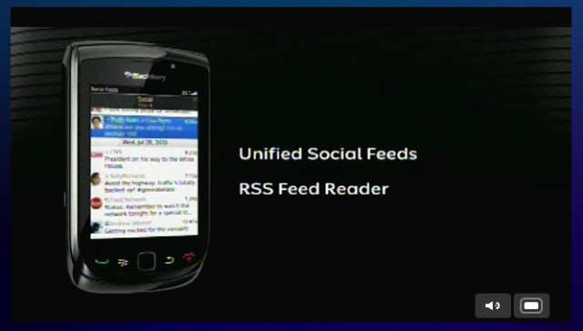 BlackBerry Torch 9800搭載全新OS 6登場 BlackBerry Torch 9800搭載全新OS 6登場
