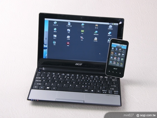 Android小筆電 Aspire One D255亮相 Android小筆電 Aspire One D255亮相