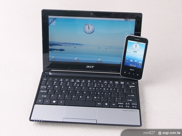 Android小筆電 Aspire One D255亮相 Android小筆電 Aspire One D255亮相
