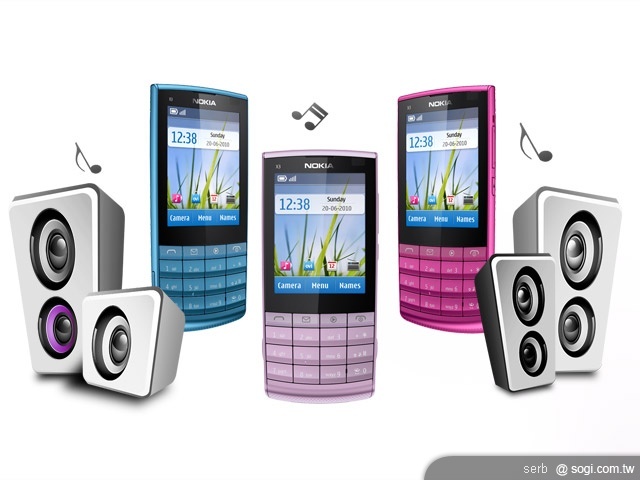 觸控+鍵盤 入門音樂機 NOKIA X3-02 發表 觸控+鍵盤 入門音樂機 NOKIA X3-02 發表