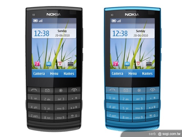 觸控+鍵盤 入門音樂機 NOKIA X3-02 發表 觸控+鍵盤 入門音樂機 NOKIA X3-02 發表