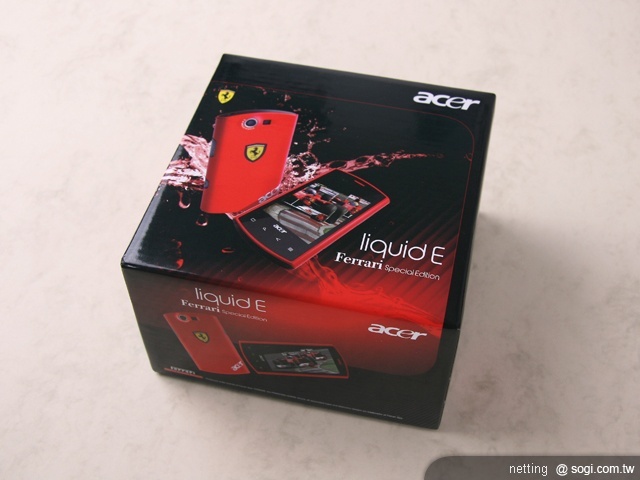 Acer Liquid E 法拉利火紅登場 Acer Liquid E 法拉利火紅登場