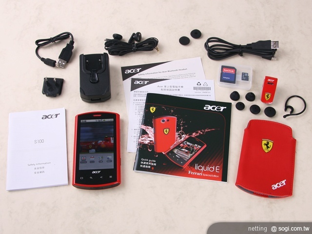 Acer Liquid E 法拉利火紅登場 Acer Liquid E 法拉利火紅登場