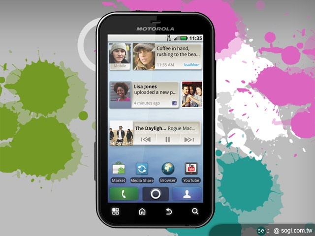 防護高手 MOTO Defy 三防機發表 防護高手 MOTO Defy 三防機發表