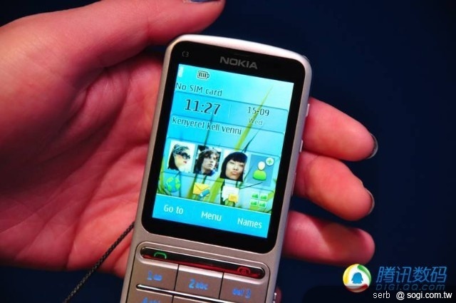 NOKIA 再推觸控+鍵盤新機 C3-01 NOKIA 再推觸控+鍵盤新機 C3-01