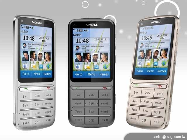 NOKIA 再推觸控+鍵盤新機 C3-01 NOKIA 再推觸控+鍵盤新機 C3-01