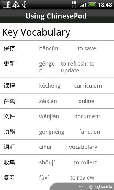 ChinesePod 軟體-老外用手機學華語的好工具 ChinesePod 軟體-老外用手機學華語的好工具