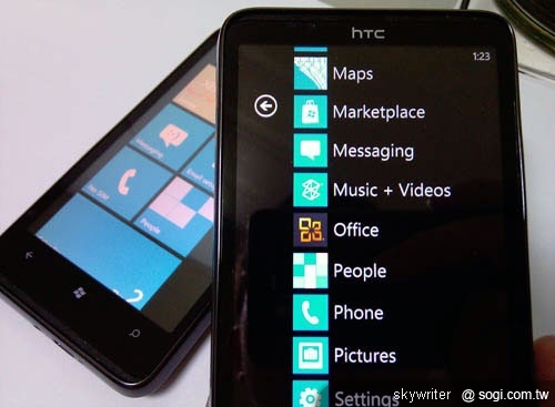 Windows Phone 7 實機 HTC HD7 流出 Windows Phone 7 實機 HTC HD7 流出