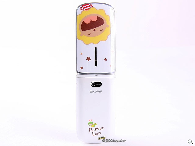 超口愛長舌機！OKWAP A310 奶油獅