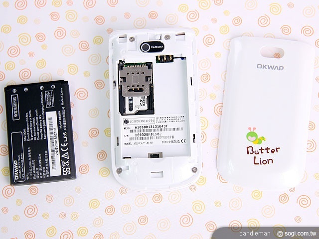 超口愛長舌機！OKWAP A310 奶油獅