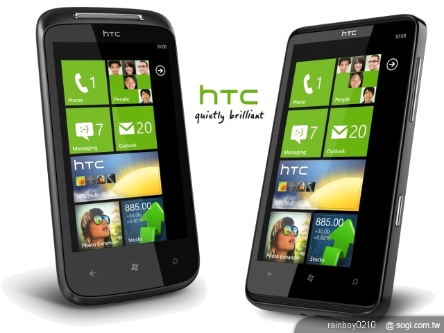HTC 推五款 Windows Phone 7 新機 HTC 推五款 Windows Phone 7 新機