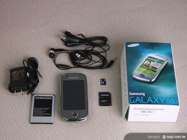 步入銀河的開始 SAMSUNG Galaxy 580 步入銀河的開始 SAMSUNG Galaxy 580