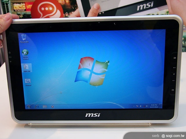 MSI 推平板 WindPad 100W 明年開賣 MSI 推平板 WindPad 100W 明年開賣