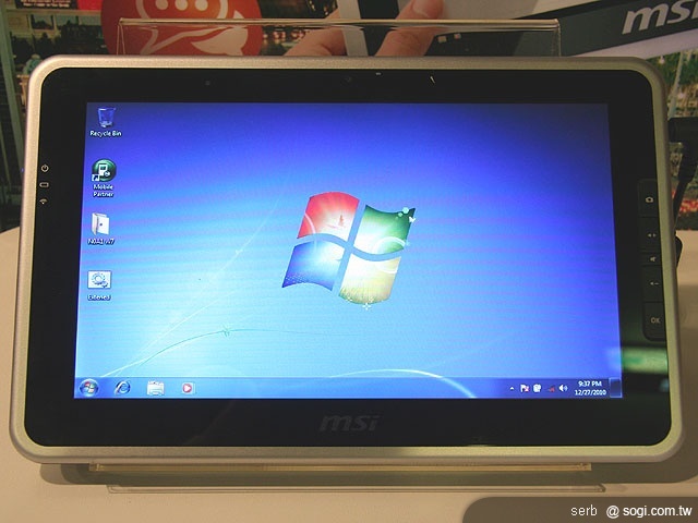 MSI 推平板 WindPad 100W 明年開賣 MSI 推平板 WindPad 100W 明年開賣
