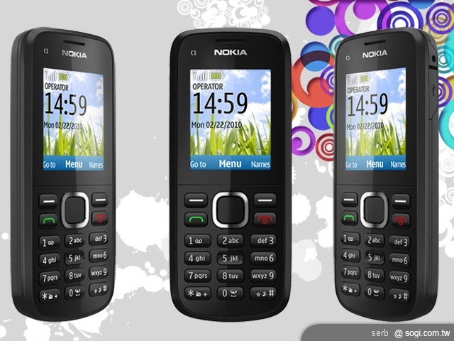 NOKIA C1-02 上市 實用兼平價 NOKIA C1-02 上市 實用兼平價