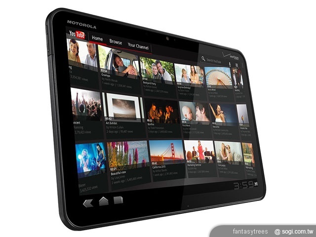 MOTO XOOM雙核平板搭載Android 3.0問世【CES 2011】 MOTO XOOM雙核平板搭載Android 3.0問世【CES 2011】