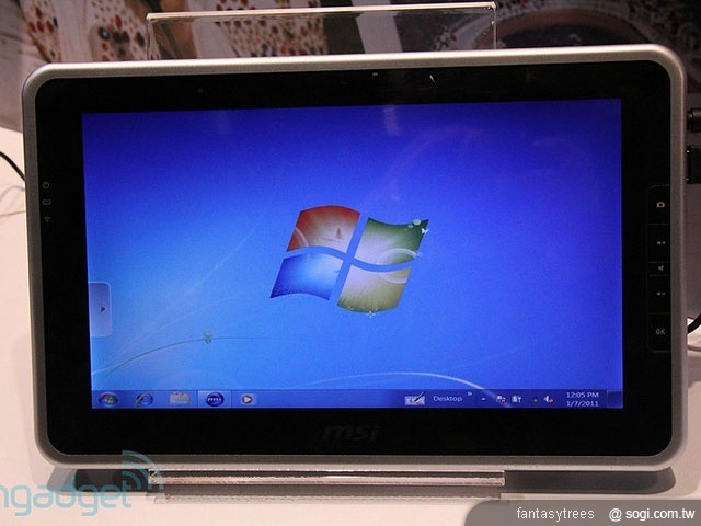 微星推WindPad 100W與100A平板搶市【CES 2011】 微星推WindPad 100W與100A平板搶市【CES 2011】