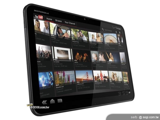 MOTO XOOM 2/17美開賣 售799美元! MOTO XOOM 2/17美開賣 售799美元!