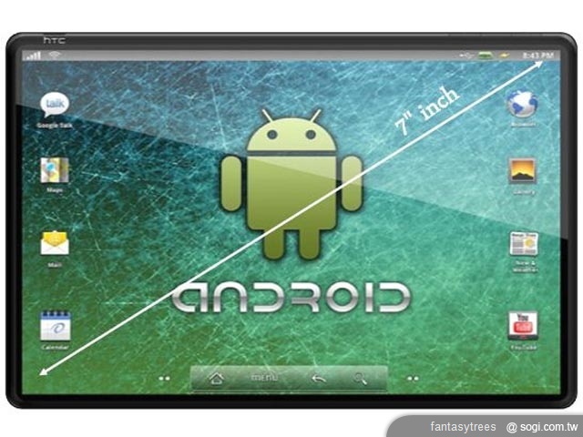 HTC首款平板電腦Flyer 規格大公開 HTC首款平板電腦Flyer 規格大公開