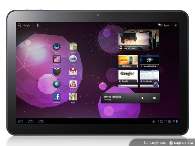 三星發表新平板電腦 GALAXY Tab 10.1【MWC 2011】 三星發表新平板電腦 GALAXY Tab 10.1【MWC 2011】
