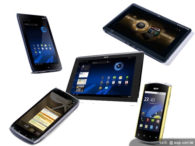 Acer 發表多款平板電腦及新機【MWC 2011】 Acer 發表多款平板電腦及新機【MWC 2011】