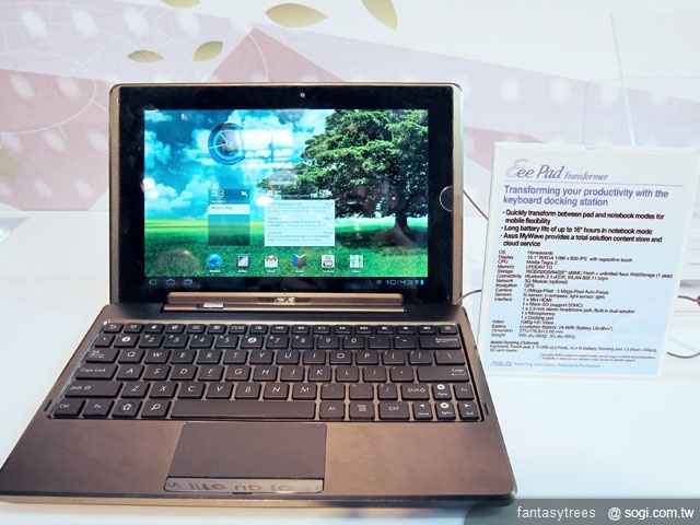華碩雙核Eee Pad首度搭載Android3.0曝光 華碩雙核Eee Pad首度搭載Android3.0曝光