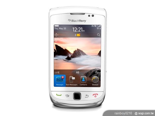 白色BlackBerry Torch登台 台哥大首賣 白色BlackBerry Torch登台 台哥大首賣