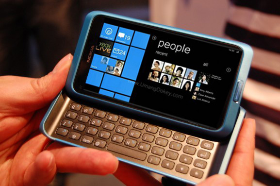 E7成為NOKIA首款搭載WP的手機？