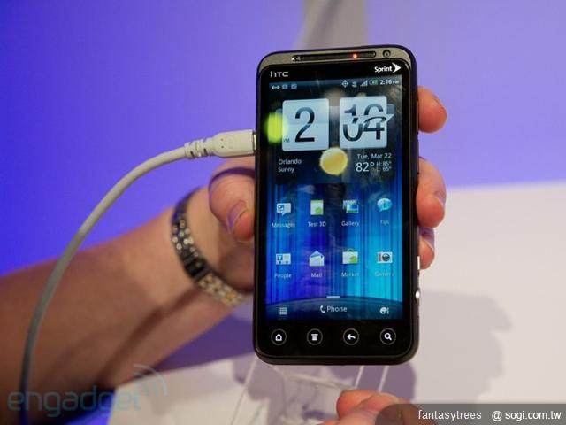 HTC EVO 3D 雙核裸視3D手機問世 HTC EVO 3D 雙核裸視3D手機問世
