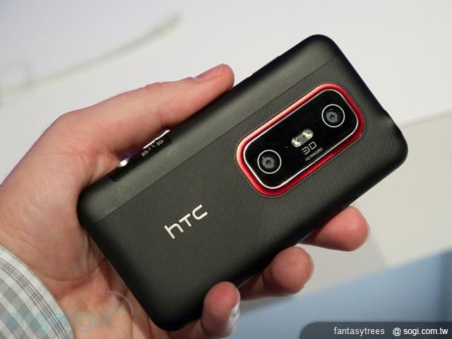 HTC EVO 3D 雙核裸視3D手機問世 HTC EVO 3D 雙核裸視3D手機問世