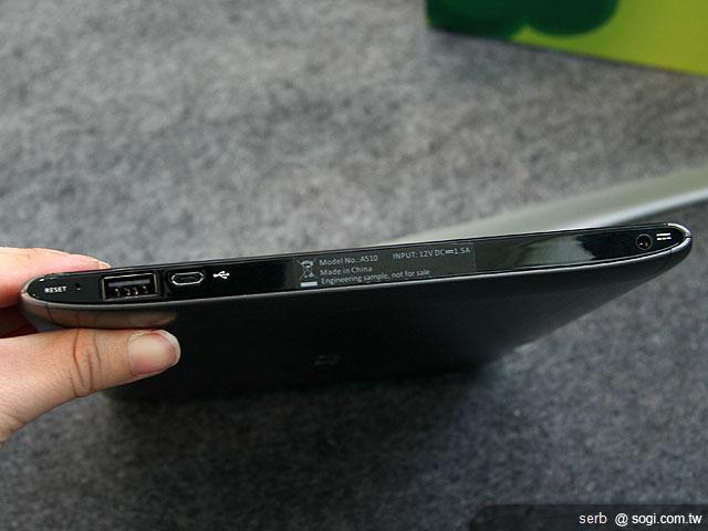 Acer Iconia A500 春電展開賣 18,200元