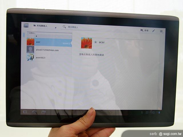 Acer Iconia A500 春電展開賣 18,200元