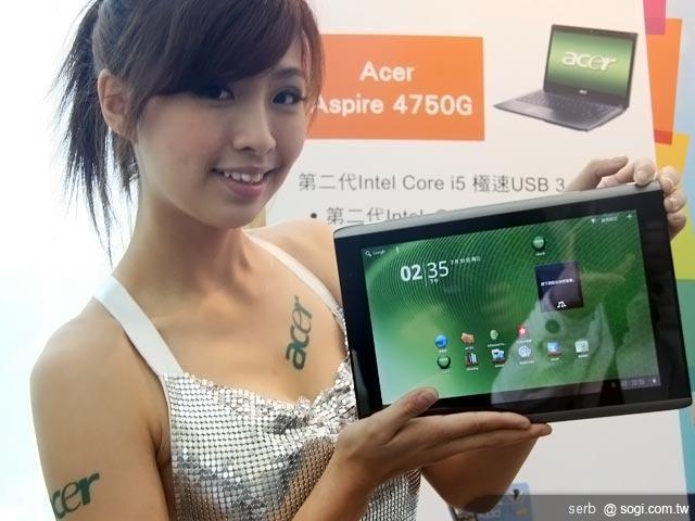 Acer Iconia A500 春電展開賣 18,200元