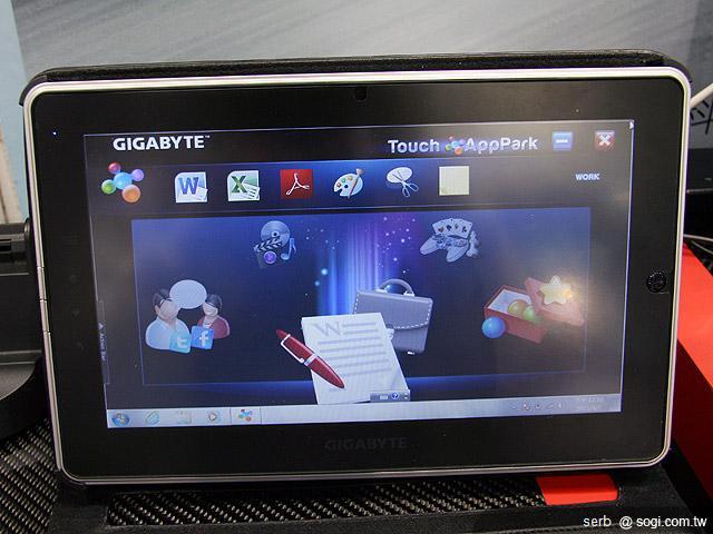 技嘉平板 S1080 春電展開賣售22,900元【春電展 2011】 技嘉平板 S1080 春電展開賣售22,900元【春電展 2011】