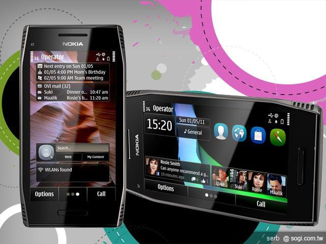 NOKIA發表X7、E6 搭全新Symbian Anna NOKIA發表X7、E6 搭全新Symbian Anna