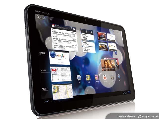 MOTO XOOM Wi-Fi開賣 單機19800元 MOTO XOOM Wi-Fi開賣 單機19800元