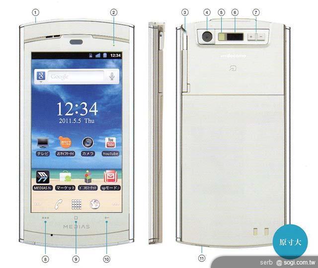 NEC N-06C纖薄美型防水機登場! NEC N-06C纖薄美型防水機登場!