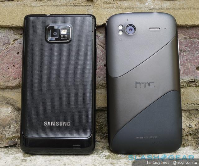 三星GALAXY S II效能大勝HTC感動機! 三星GALAXY S II效能大勝HTC感動機!