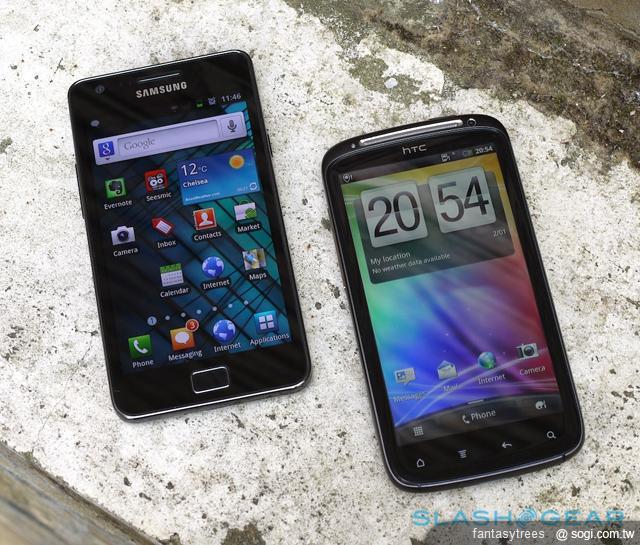 三星GALAXY S II效能大勝HTC感動機! 三星GALAXY S II效能大勝HTC感動機!