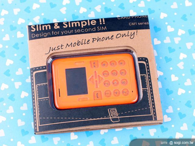 世界最薄名片手機 CARD PHONE CM1