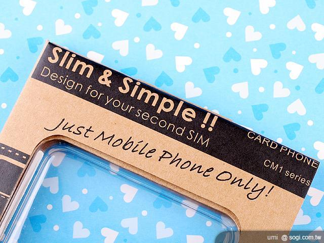 世界最薄名片手機 CARD PHONE CM1