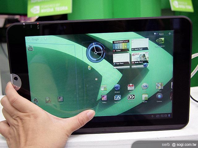 東芝Regza AT300搶先看【Computex2011】 東芝Regza AT300搶先看【Computex2011】