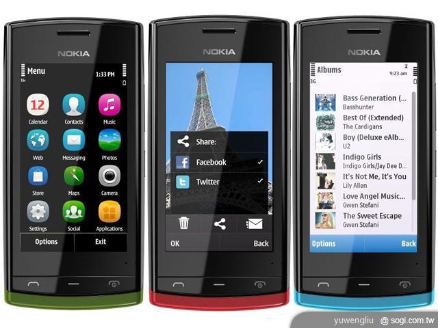 NOKIA 500搭載1GHz+Symbian Anna NOKIA 500搭載1GHz+Symbian Anna
