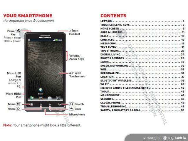MOTO Droid Bionic Targa消息再露 MOTO Droid Bionic Targa消息再露