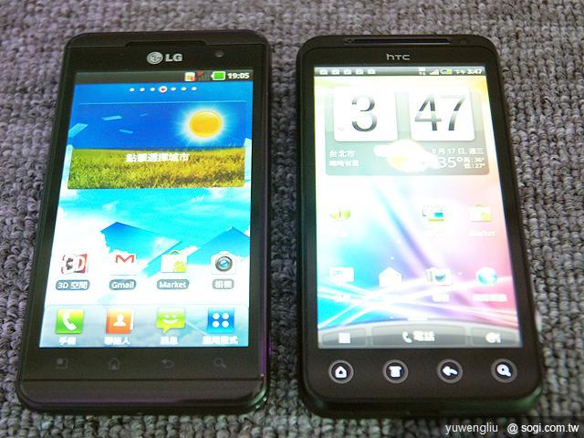 3D王者狹路相逢！EVO 3D vs Optimus 3D